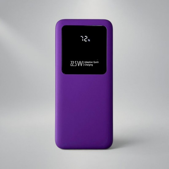 Внешний аккумулятор Kris soft touch, 10000mAh (Фиолетовый)