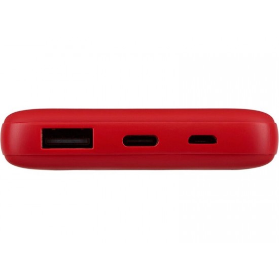Внешний аккумулятор Powerbank C2, 10000 mAh, красный
