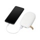 Универсальное зарядное устройство power bank в форме камня. 10400MAH. white