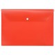 Папка-конверт А4 с кнопкой, красный