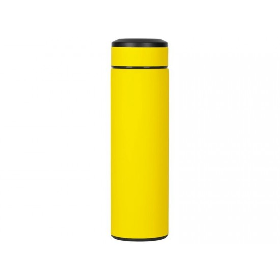 Вакуумный термос Vacuum Flask C1, soft touch, 420мл, желтый