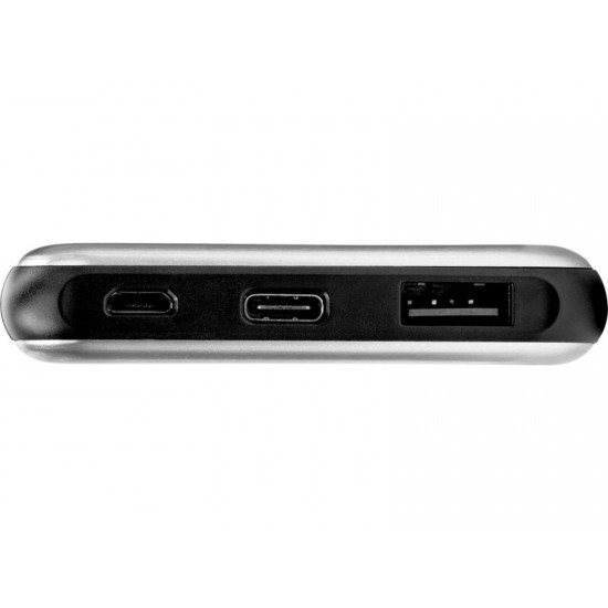 Внешний аккумулятор Forge, Evolt, металл, 10000mah, белый