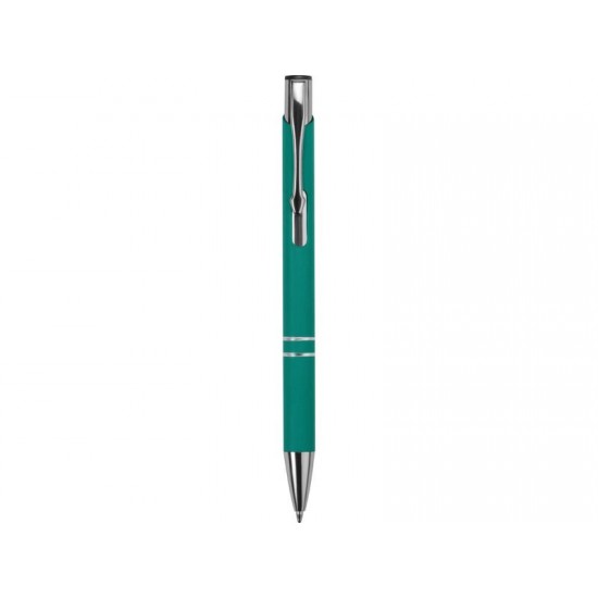 Ручка шариковая Legend Soft Touch, бирюзовая