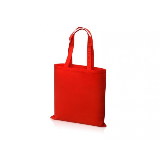 Сумка для шопинга Carryme 140 хлопковая, 140 г/м2, красный