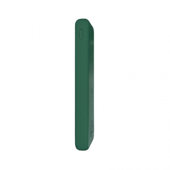 Внешний аккумулятор Kris soft touch, 10000mAh (Тёмно-зелёный)