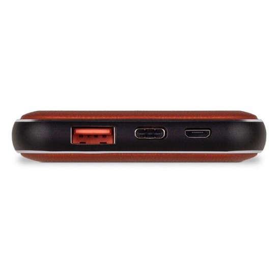 Внешний аккумулятор Rombica NEO Electron Brown, 10000 мАч, коричневый (Р)
