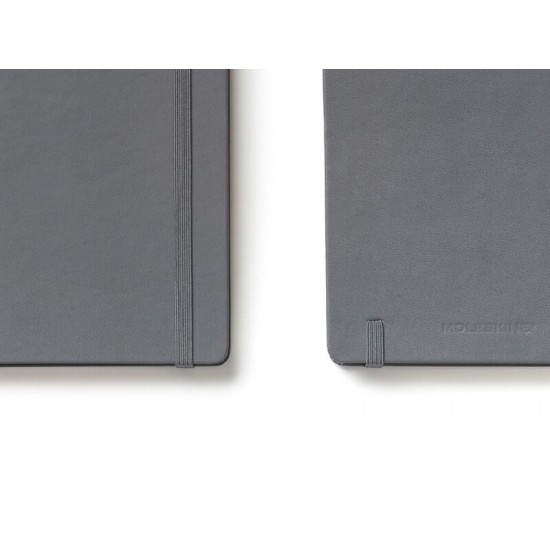 Записная книжка Moleskine Classic (в линейку) в твердой обложке, Large (13х21см), серый