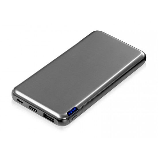 Внешний аккумулятор Forge, Evolt, металл, 10000mah, серебристый