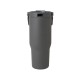 Термостакан Bronx объемом 900 мл из меди и переработанной нержавеющей стали, сертифицированной по стандарту RCS, с вакуумной изоляцией и крышкой с двойной функцией - Серый