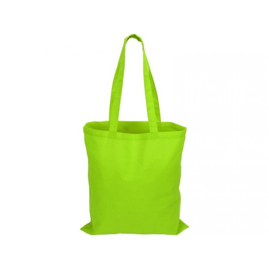 Сумка для шопинга Carryme 140 хлопковая, 140 г/м2, зеленое яблоко