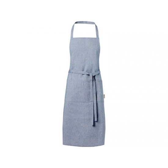Pheebs 200 g/m² recycled cotton apron, синий