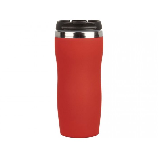 Термокружка Double wall mug C1, soft touch, 350 мл, красный