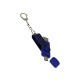 USB-флешка на 16 Гб 2 в 1 поворотный механизм, c дополнительным разъемом Type-C с одноцветным металлическим клипом, синий