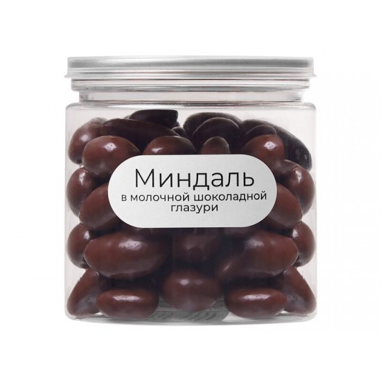 Миндаль в молочной шоколадной глазури, 140 гр