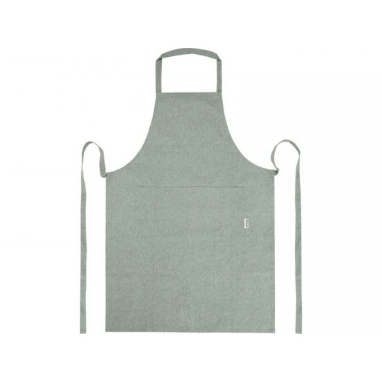 Pheebs 200 g/m² recycled cotton apron, зеленый яркий