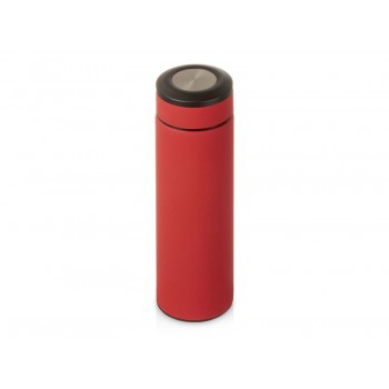 Вакуумный термос Vacuum Flask C1, soft touch, 420мл, красный