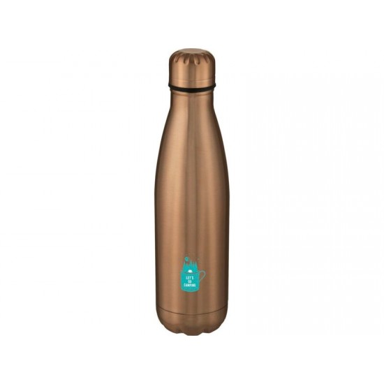 Cove Бутылка из нержавеющей стали объемом 500 мл с вакуумной изоляцией, rose gold