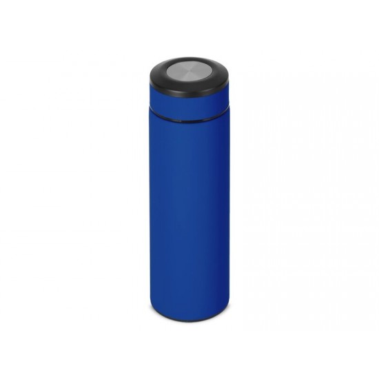 Вакуумный термос Vacuum Flask C1, soft touch, 420мл, синий