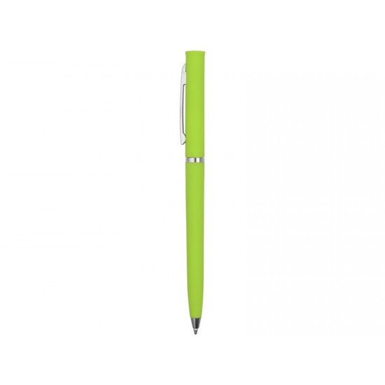 Ручка шариковая Navi soft-touch, зеленое яблоко