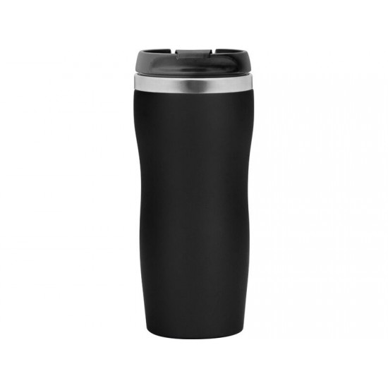 Термокружка Double wall mug C1, soft touch, 350 мл, черный