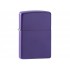 Зажигалка ZIPPO Classic с покрытием Purple Matte, латунь/сталь, фиолетовая, матовая, 38x13x57 мм