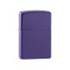 Зажигалка ZIPPO Classic с покрытием Purple Matte, латунь/сталь, фиолетовая, матовая, 38x13x57 мм