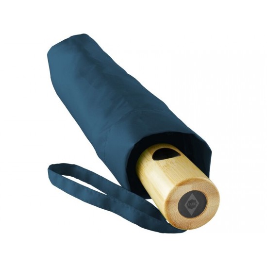Зонт складной 5429 ÖkoBrella из бамбука, полуавтомат, серый