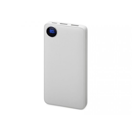 Внешний аккумулятор с дисплеем Mild, 10 000 mAh, белый