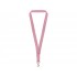 Ланьярд с карабином, пыльно-розовый
