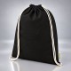 Odisha 140 г/м² OCS органический мешок со шнурком 5 л - сплошной черный
