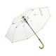 Зонт 7112 AC regular umbrella FARE® Pure  transparent-lime