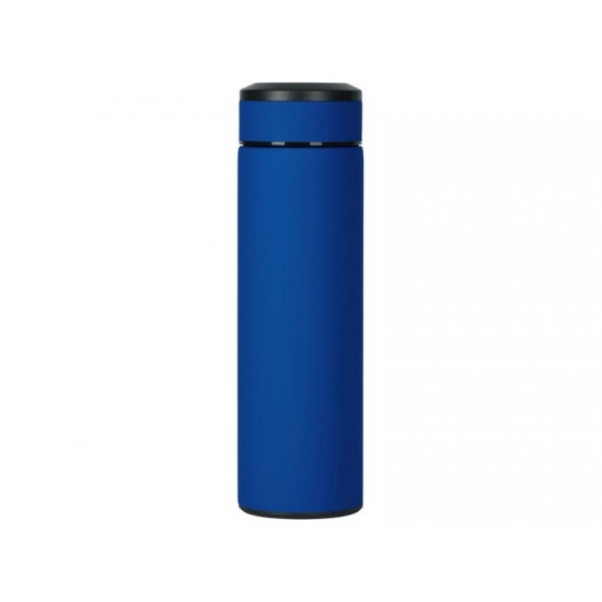 Вакуумный термос Vacuum Flask C1, soft touch, 420мл, синий