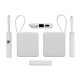 Внешний аккумулятор со встроенным кабелем USB-C Дэнси, 5000 мАч, белый