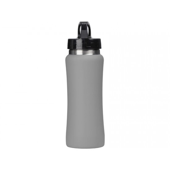 Бутылка для воды Bottle C1, сталь, soft touch, 600 мл, серый