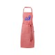 Pheebs 200 g/m² recycled cotton apron, красный яркий