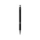 Шариковая ручка Moneta из переработанного алюминия - сплошной черный