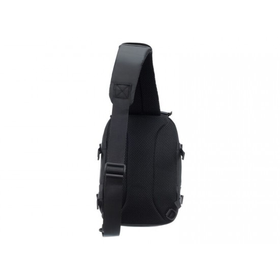 Рюкзак на одно плечо TORBER Xtreme, чёрный, 20 х 8 х 31 см, 5л