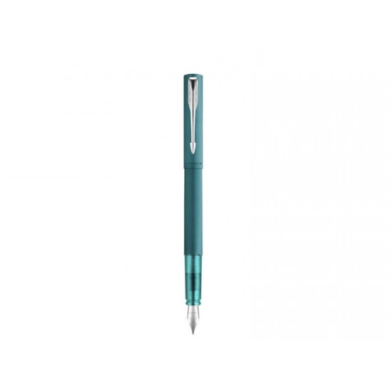 Перьевая ручка Parker Vector XL Teal CT, цвет чернил blue, перо: F, в подарочной упаковке.