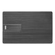 Флеш-карта USB 2.0 16 Gb в виде металлической карты Card Metal, темно-серый