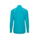 Толстовка с воротом на молнии женская Melbourne, бирюзовый