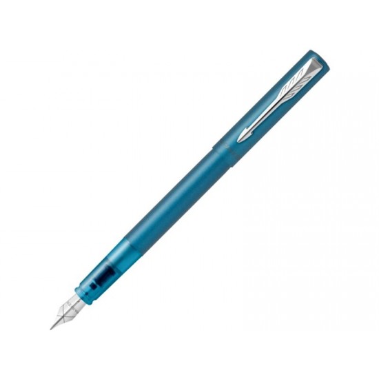 Перьевая ручка Parker Vector XL Teal CT, цвет чернил blue, перо: F, в подарочной упаковке.