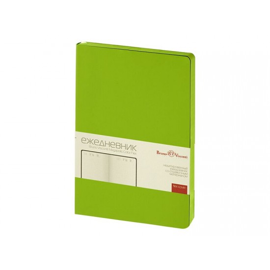 Ежедневник недатированный А5 Megapolis Color Flex New, салатовый