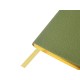 Еженедельник недатированный А6 Verde с нашивкой, зеленый
