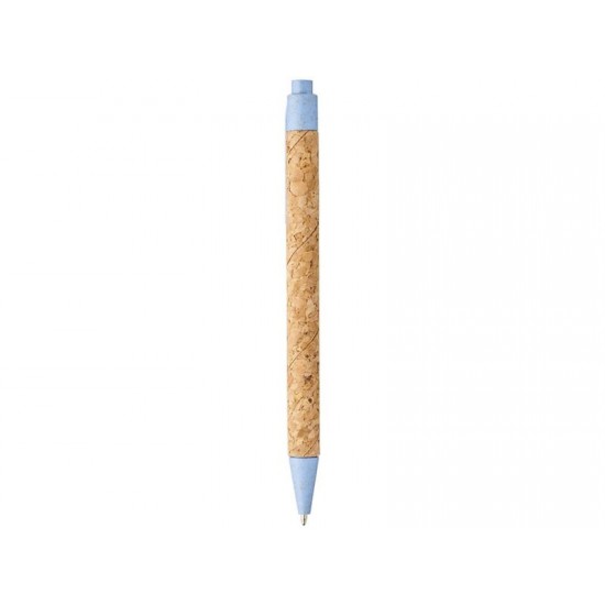 Шариковая ручка Midar из пробки и пшеничной соломы, cиний