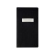 Еженедельник недатированный А6 Black с нашивкой, черный
