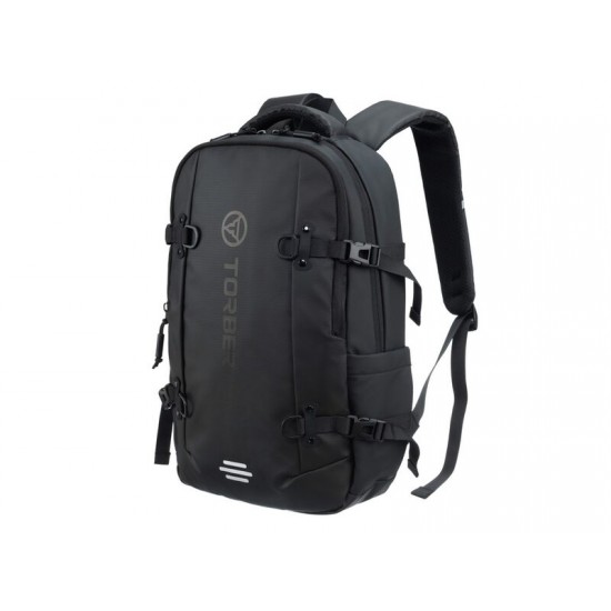 Рюкзак спортивный TORBER Xtreme 18, чёрный, 31 х 12 х 46 см, 17л