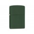 Зажигалка ZIPPO Classic с покрытием Green Matte, латунь/сталь, зелёная, матовая, 38x13x57 мм
