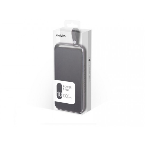 Внешний аккумулятор Rombica NEO Electron Black, 10000 мАч, черный (Р)