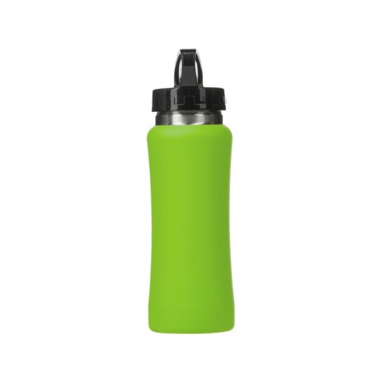Бутылка для воды Bottle C1, сталь, soft touch, 600 мл, зеленое яблоко