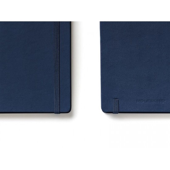 Записная книжка Moleskine Classic (в линейку) в твердой обложке, Large (13х21см), синий